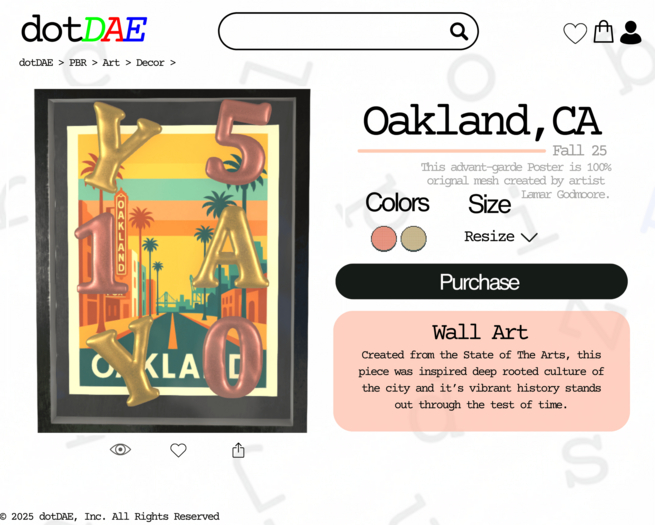 #dotDAE: Oakland, CA