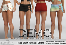 Demo Skirt Riza Fatpack Colors -  Reborn,  Legacy, LaraX, PetiteX FashionNatic