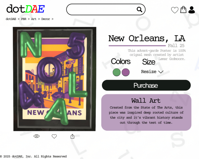 #dotDAE: New Orleans, LA