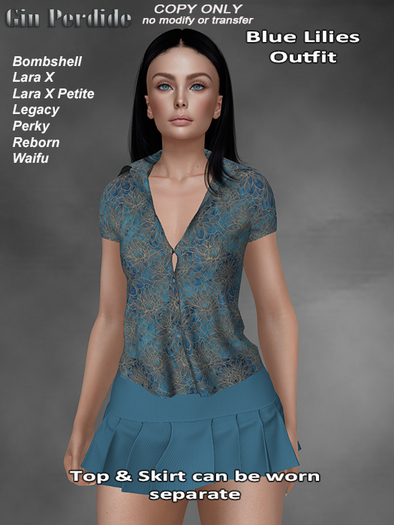 DEMO Blue Lilies 