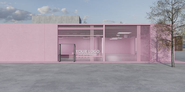 [Gruwcreation] MODULAR NEXA Retail Store Pink