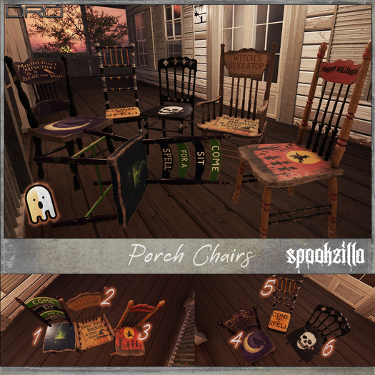 -DRD- Spookzilla Porch Chairs
