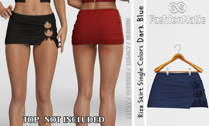 Skirt Riza Dark Blue -  Reborn,  Legacy, LaraX, PetiteX FashionNatic