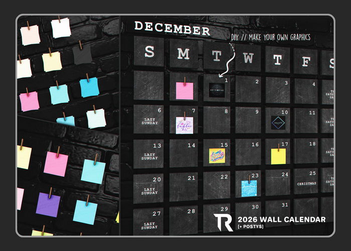 [TR] 2026 Wall Calendar