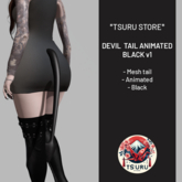 *Tsuru Store* Devil Tail Animated (Black v1)