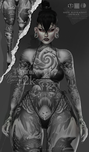 MissBlack - Psyvoid  [FEMALE] Universal BOM