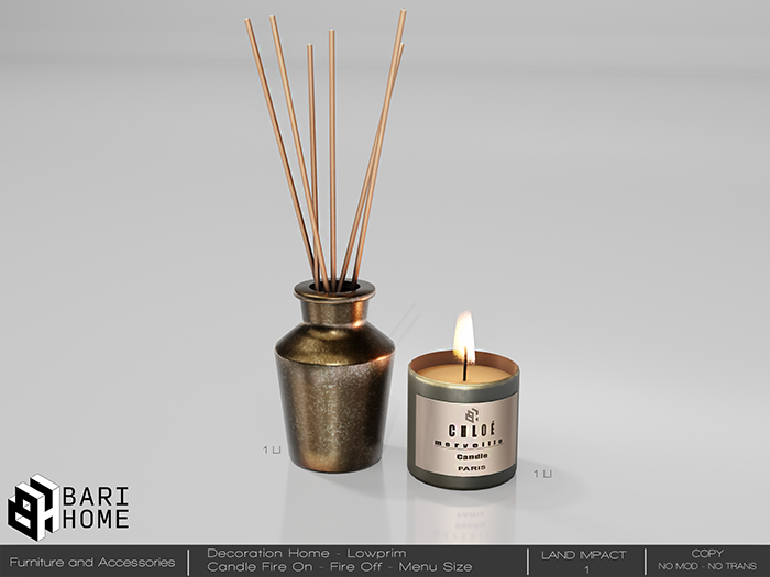 [BARI HOME] Candle and Diffuser
