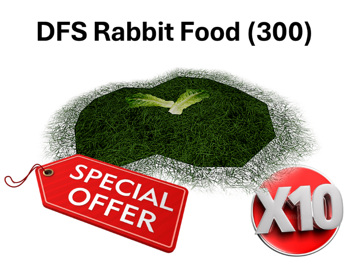 Sdf Rabbit Second Life Marketplace - DFS Rabbit Food (300) x 10 for L$20 [Actual ...