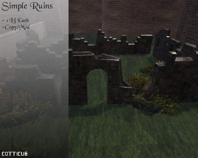 [COTTICUE]Simple Ruins