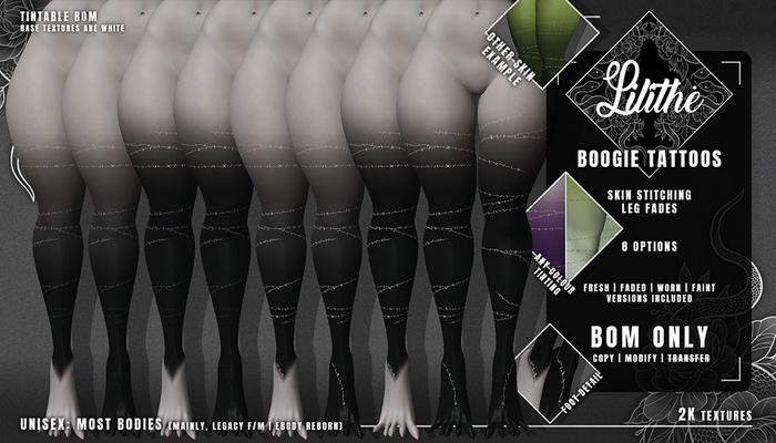 Lilithe'// Boogie Tattoos