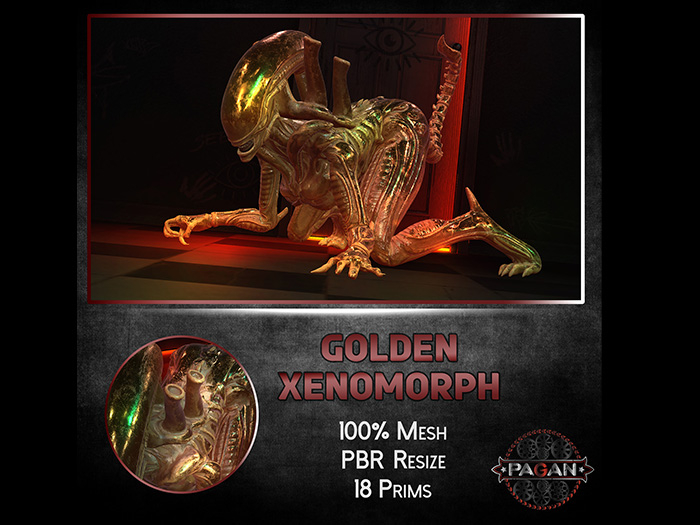 [Pagan]  Golden Xenomorph