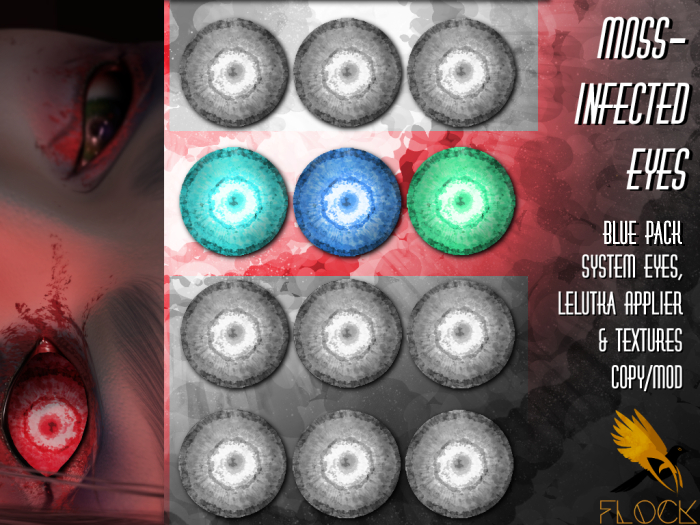 [FLOCK] - Moss-Infected Eyes - Blue Pack