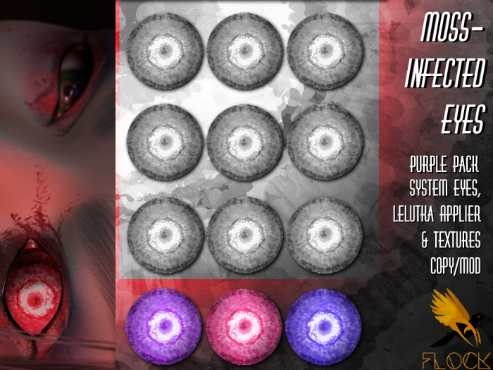 [FLOCK] - Moss-Infected Eyes - Purple Pack