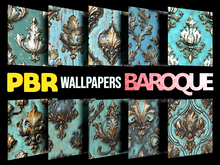 EA Design ♦ PBR - Wallpapers - Baroque - Set 01