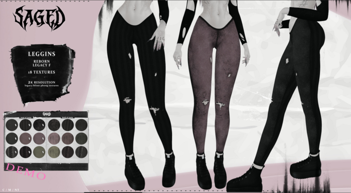 SAGED DEMO. Leggins