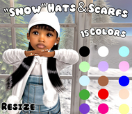 "Chocolate"  PD Snow Scarf UNPACK