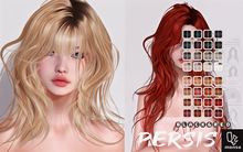 [monso] Persis Hair /Black & Red