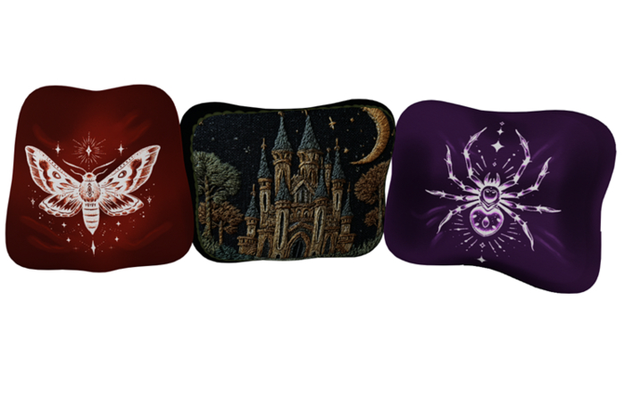 Gothic Pillows Moth Spider Set Full Perm