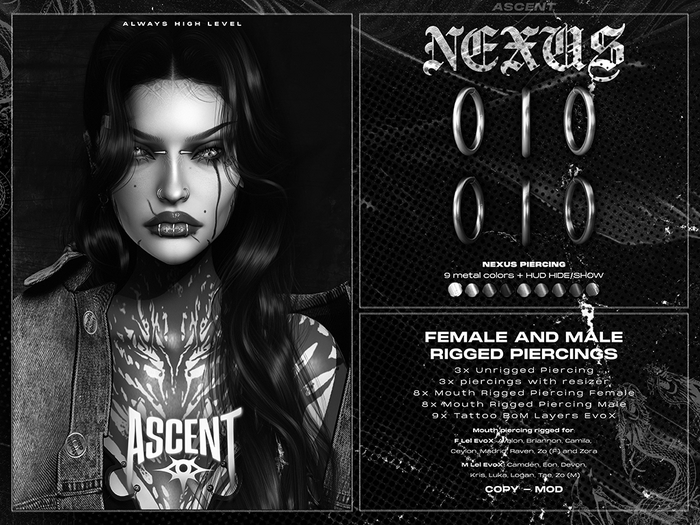 ASCENT - DEMO Nexus Piercing