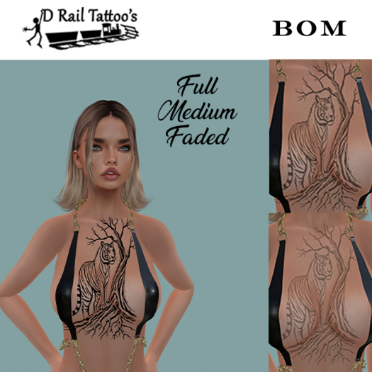 Tiger Chest Tattoo – BOM