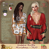 [Drac] Natalie Ruffle Minidress + HUD - incl Maitreya Lara X & Original, Legacy, Reborn tonic tmp ebody