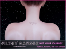 FB - Not your journey - neck tattoo