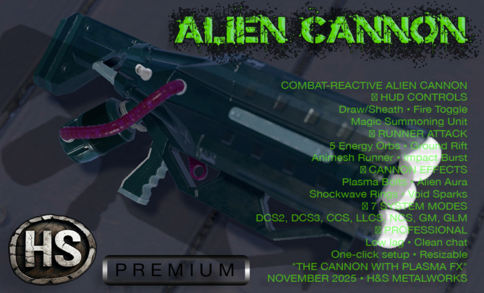 Alien pistol and Necro HUD 