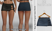 Skirt Riza Original Denim - Jeans -  Reborn,  Legacy, LaraX, PetiteX FashionNatic