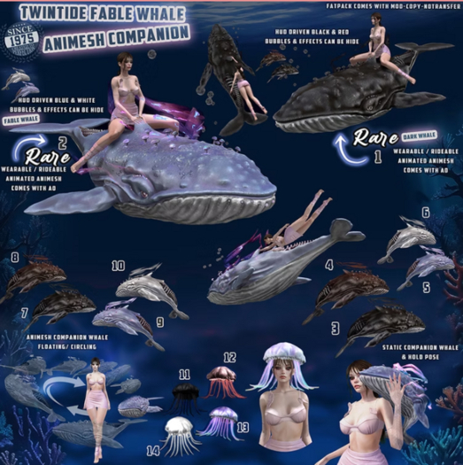 04.[Since1975] - Twintide Fable Static Whale -Red