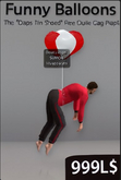 Funny Balloons: The "Oops, I'm Stuck!" Parachute Gag Prop! 