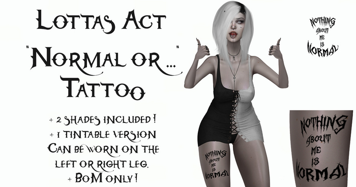 Lottas Act Tattoos :: Normal or ... *BoM