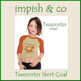 impish & co ~ Tweenster Shirt Coal BOX