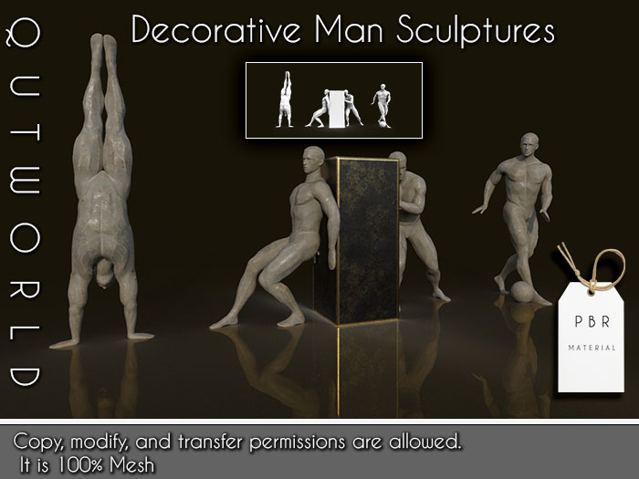 .::QUTWORLDT  Decorative Man Sculptures_PBR::.FP