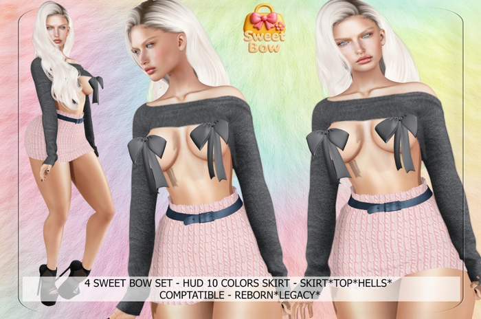 4 SWEET BOW SET