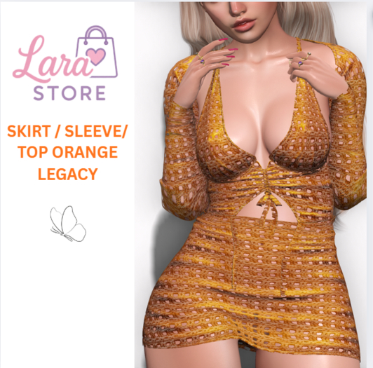 LS - SKIRT / SLEEVE / TOP LEGACY ORANGE