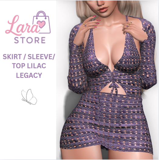 LS - SKIRT / SLEEVE / TOP LEGACY LILAC