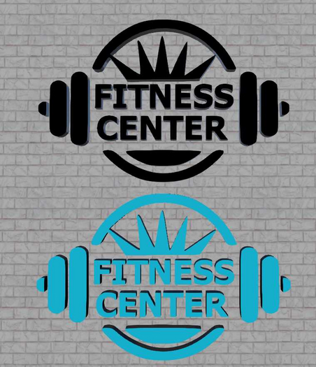Panel FITNESS 03 name logo