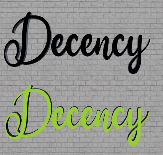 Panel DECENCY name logo