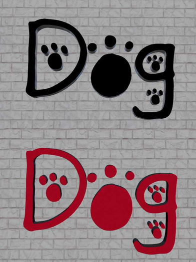 Panel DOG 01 name logo