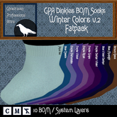 GPA Dinkies Socks BOM - Fatpack Winter Colors v.2