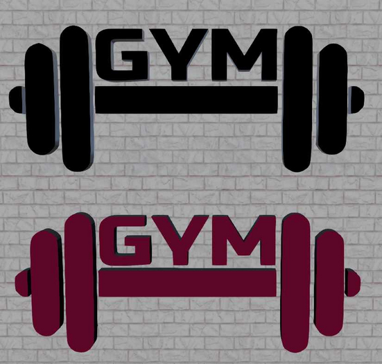 Panel GYM 01 name logo