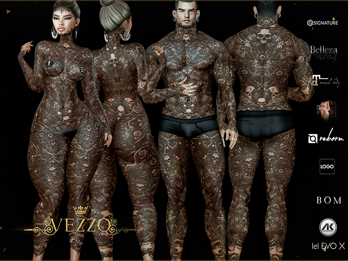 Vezzo Ink Tattoo - Amphisbaena - Full Body - ADD ME