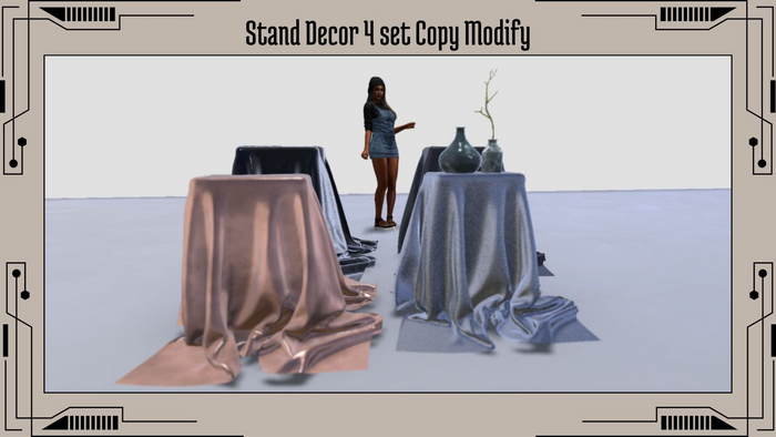 Stand Decor 4 set Copy Modify