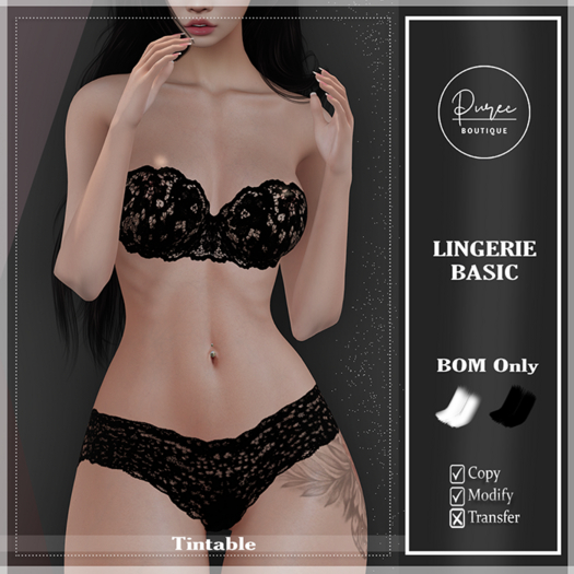 [PUREC] Lingerie Basic BOM / Gift AV