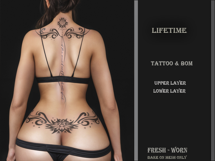 Lifetime Bom Tattoo  0199