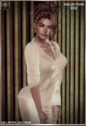 SAS - Khalilah Beige Pyjama (LaraX & MB)  
