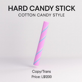 Hard Candy Stick – Cotton Candy Style Treat • Copy/Trans • High-Detail Decor & Holdable Prop for Second Life
