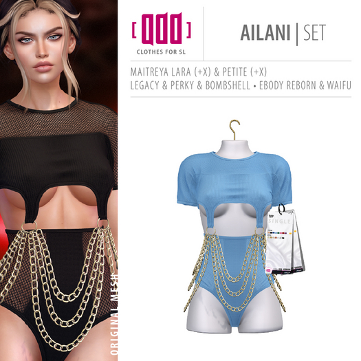 27050 [ADD] Ailani Set - BlueL