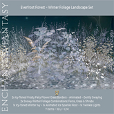 Everfrost Forest ~ Winter Foliage Landscape Set