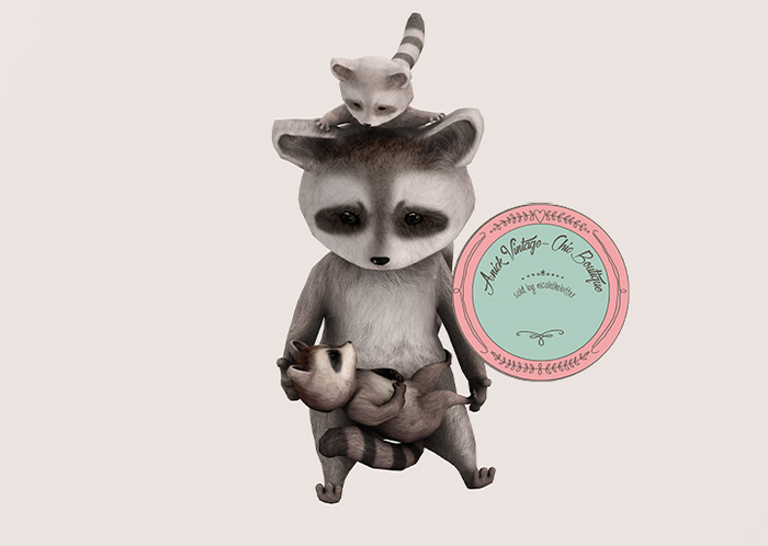 *ionic* - Mommy Raccoon -